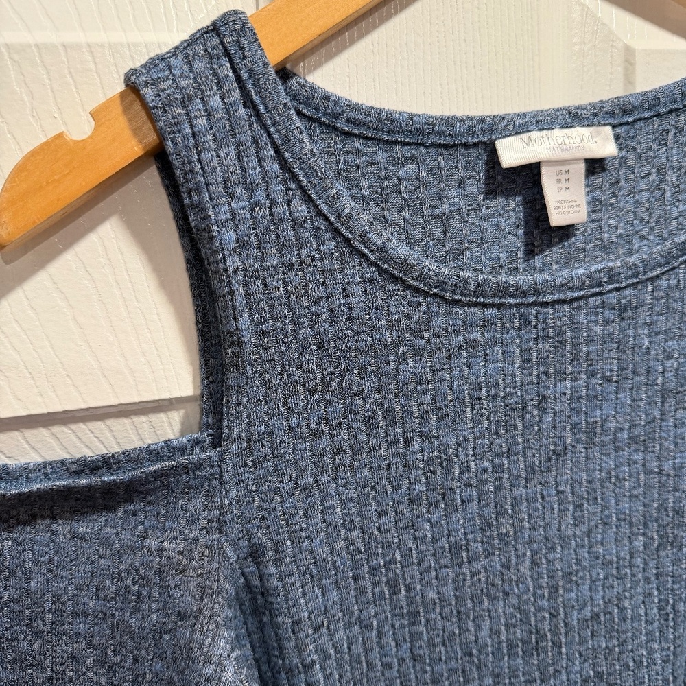 Motherhood Maternity ribbed sweater top